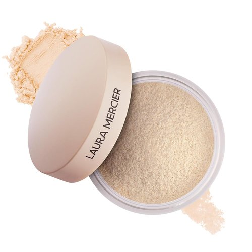 Laura Mercier Translucent Loose Setting Powder - Talc-Free, Ultra-Blur, Hydrating Wear, Mint Green Color Corrects Redness