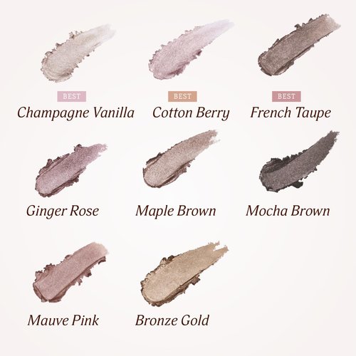 DEARDAHLIA Perfect Designing Shadow Stick (Cotton Berry) - Weightless Eyeshadow Stick with Smooth & Blendable Texture, High Pigment, Long-Lasting. Vegan Korean Eye Makeup