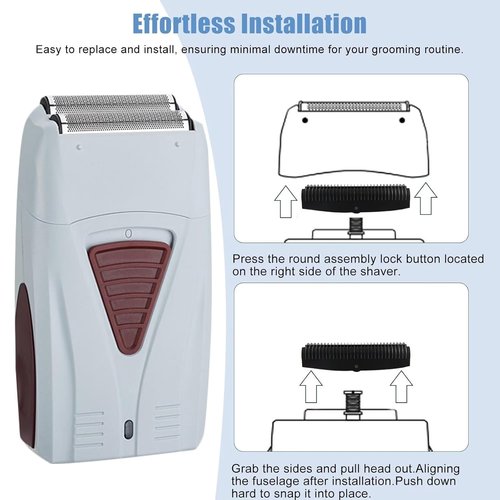 Babyliss Updated 4-Pack Foil Shaver Replacement Blades | Precision Cutting for Smooth Shaves