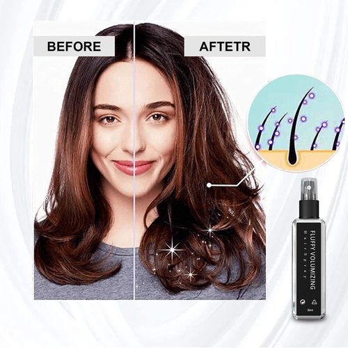 Glee Ice Volumizing Thickener Spray - Extra Volume Styling Gel & Hairspray for Fine Hair (2PCS)