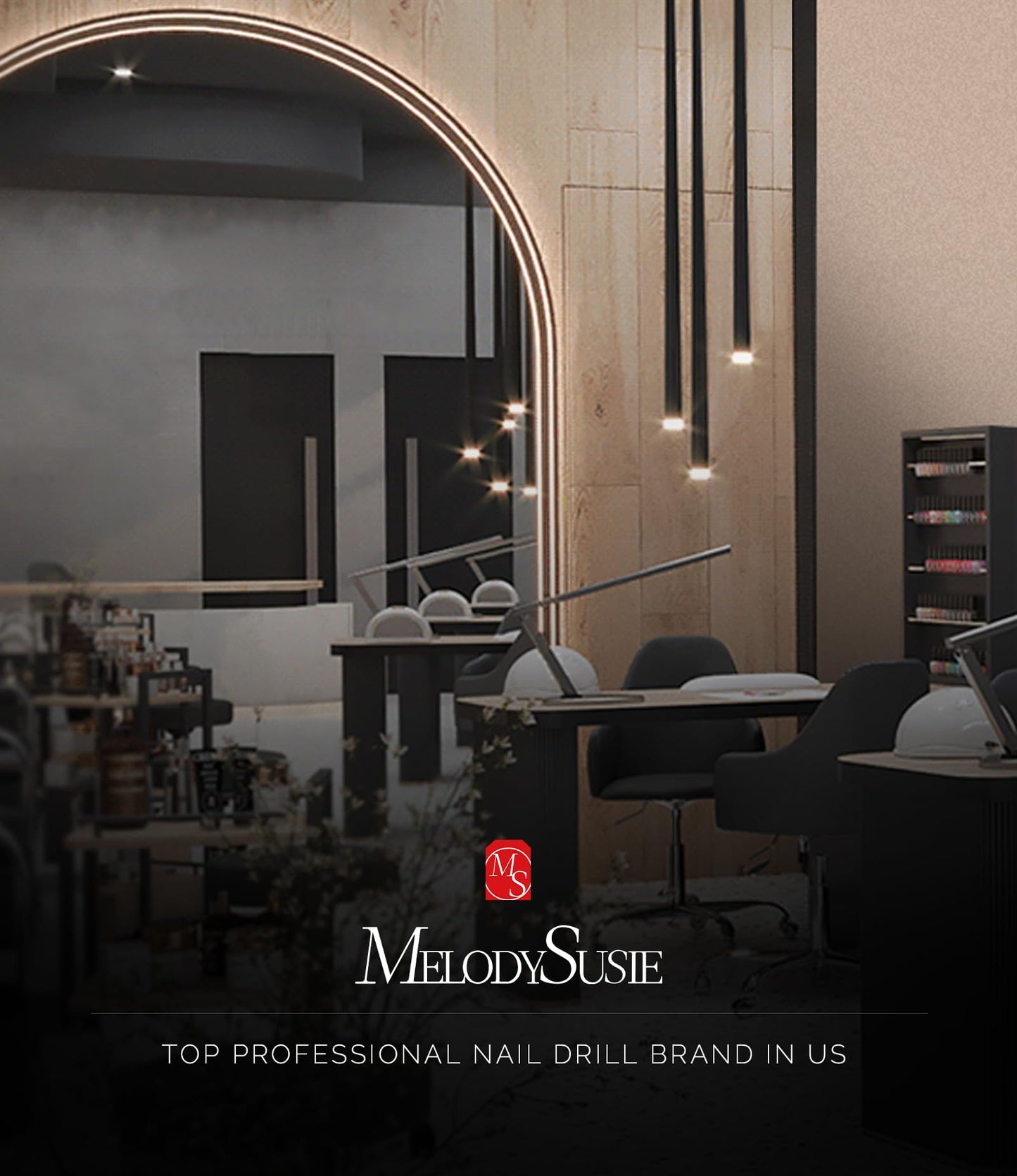 MelodySusie Rechargeable Cordless Electric Nail Drill,PC180E 25000RPM Portable Nail Efile for Acrylic Gel Dip Powder Nails, 25 Speeds with Nail Drill Bits Sanding Bands Gray