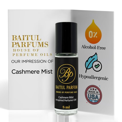 Cashmere Mist Perfume Oil - Alcohol-Free Travel Size 8ml Rollerball | Long-Lasting Clean Scent