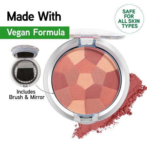 Physicians Formula Multi-Colored Blush - Silky Smooth, Hypoallergenic, Easy Blending | Blushing Rose