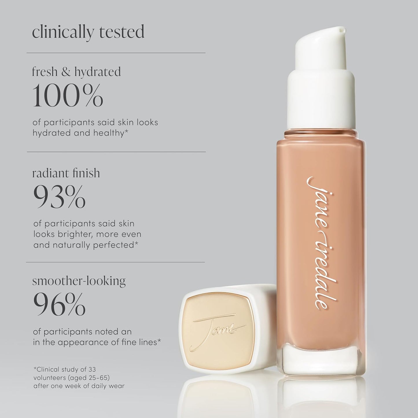 Jane Iredale Skintuition SPF 30 Liquid Foundation - Radiance-Boosting, Medium Coverage, Natural Finish, Vegan & Cruelty-Free
