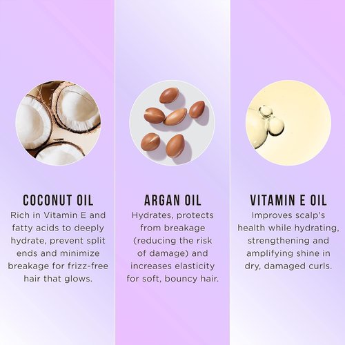 HASK Curl Care Intensive Deep Conditioner - Vegan, Cruelty-Free, Color Safe Treatment for Curly Hair