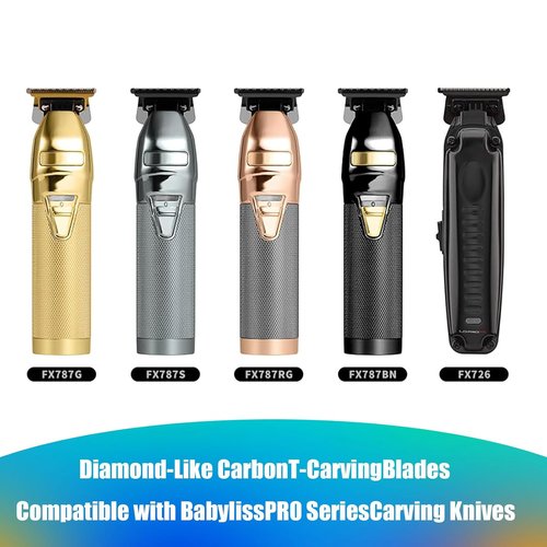BaByliss PRO FX707Z DLC 2.0 Replacement Blades - Zero-Gapped Trimmer Blade for FX787 & FX726