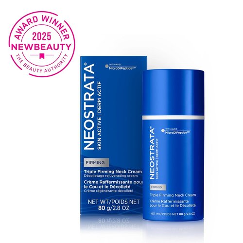 NEOSTRATA Triple Firming Neck Cream - Rejuvenate Décolletage with MicroDiPeptide229® & Bakuchiol | 80g, Fragrance-Free