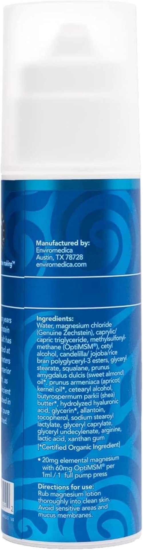 Ancient Minerals Magnesium Lotion - Ultra Relief with MSM | Pure Zechstein Formula (5oz)