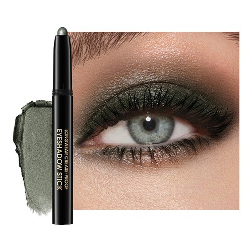 Chifure Eyeshadow Stick - Waterproof Shimmer & Matte Cream Eye Shadow Crayon | 0.056 Oz (#4 Bottle Green)
