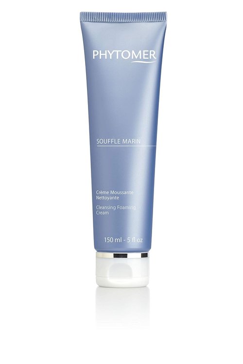 Phytomer Souffle Marin Foaming Facial Cleanser - Moisturizing Face Wash for Dull Skin | Gentle Exfoliator | 150 ml