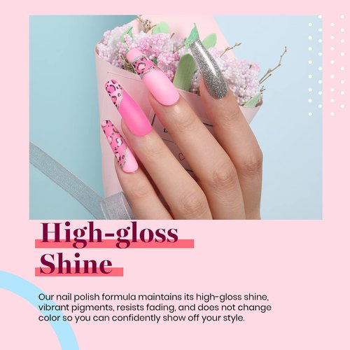 Beetles Pink Gel Polish - Bright Summer 15ML/0.51Fl Oz, Light Pink Gel Nail Polish, Soak Off UV LED Lamp Nail Art, Long-Lasting Manicure Salon DIY Home Spring Nails - Gifts for Her