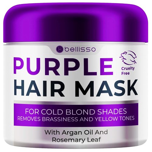 Regine Switzerland Purple Hair Mask - Deep Conditioner & Toner for Brassy Blonde Hair - Hydrating Repair for Damaged Hair