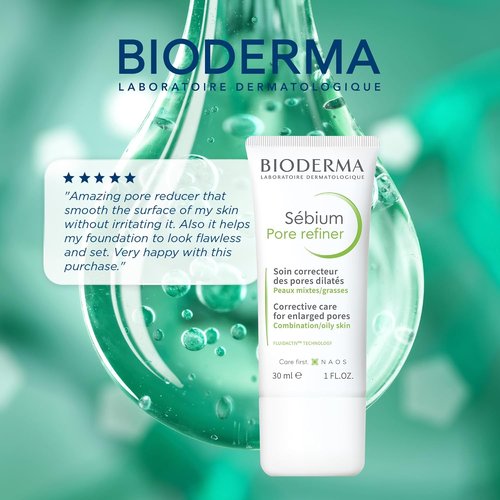 Bioderma Sébium Mat Control Cream - Mattifying Daily Moisturizer for Oily Skin | 1 Fl Oz