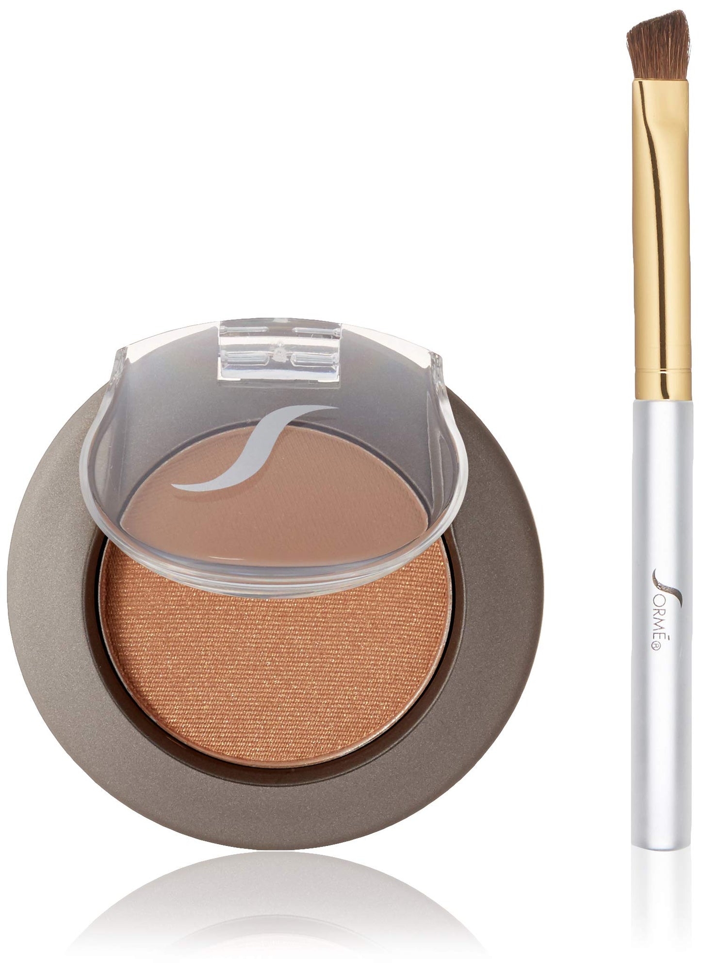 SORMÉ Smudge Proof Long Lasting Eye brow Powder for Women - Always Perfect Brows with Brush and 3 Shaping Eyebrow Stencils (Fine, Medium, Full) - Finest Color Pigment Eyebrow Filler - Dark Brown