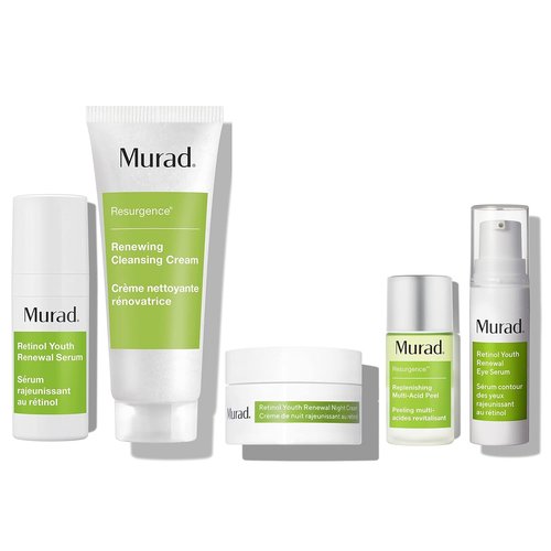 Murad Active Renewal Regimen Kit | 5-Piece Trial Set for Youthful Skin - $98 Value
