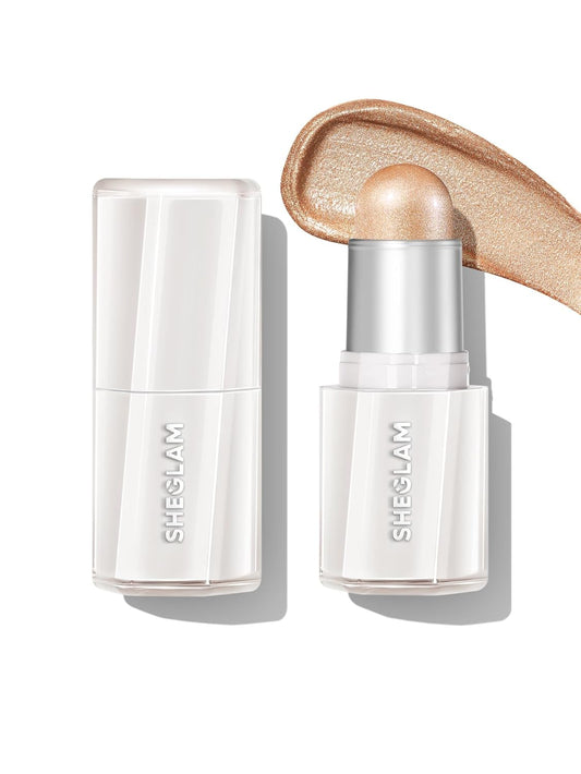 SheGlam Buttery Bling Highlighter Stick - Creamy Gold Makeup for Radiant Face Glow