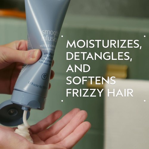 Aveda Smooth Infusion Anti-Frizz Conditioner - Smoothing Formula for Frizz Control | Silicone-Free | Ideal for Medium & Thick Hair