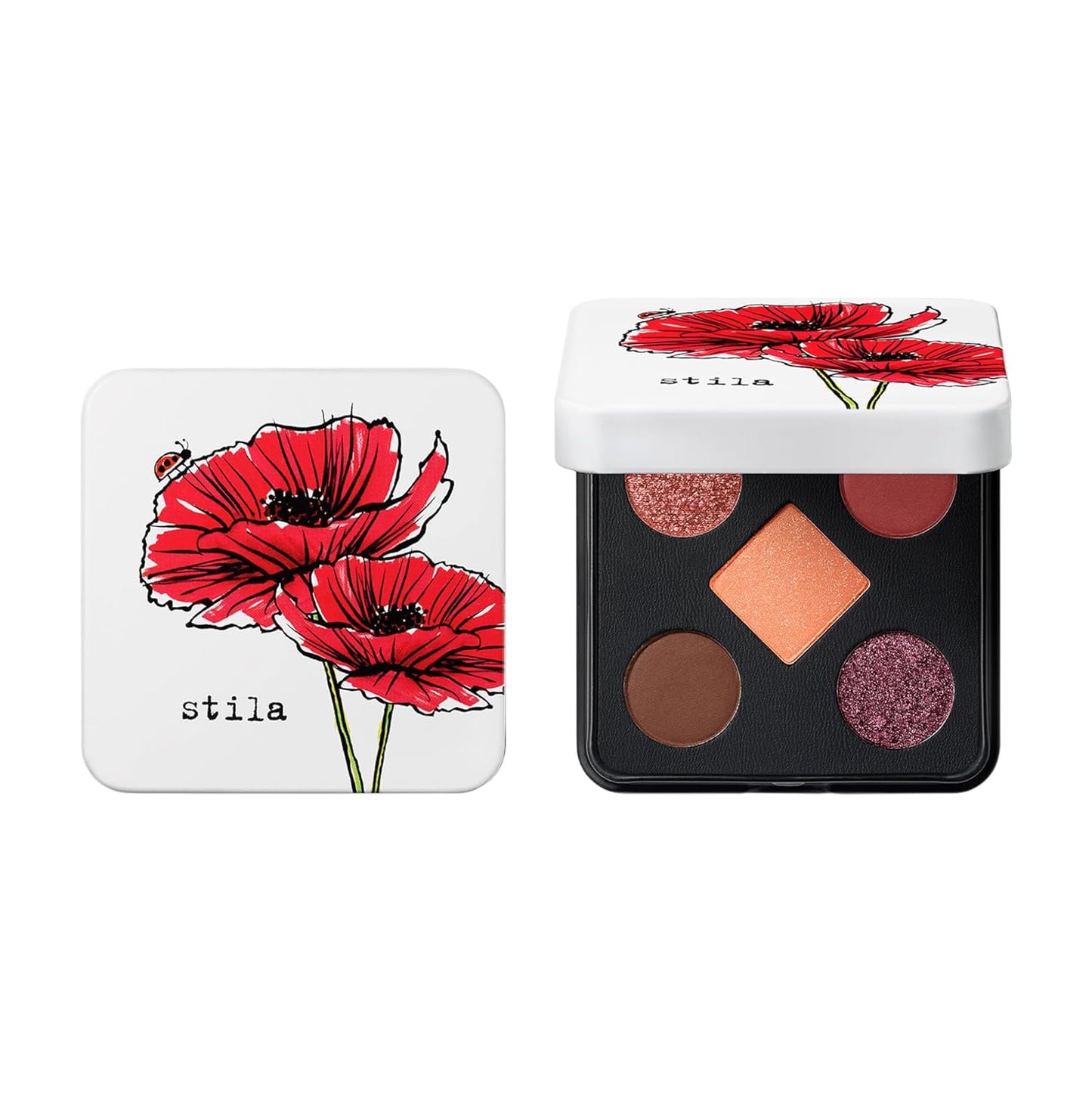 Stila Pocket Play™ Eye Shadow Palette - 5 Silky Shades for Eyes, Face & Highlight | Travel-Friendly, Blendable Formula