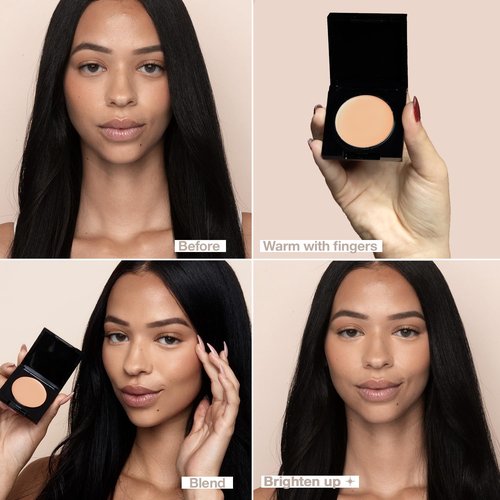 Palladio Under Eye Brightener - Conceal Dark Circles & Brighten Tired Skin | Medium Nude, Caffeine & Vitamin E