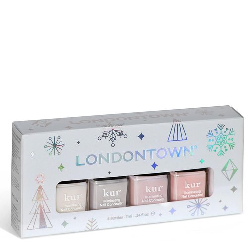 LONDONTOWN Kur Illuminating Nail Concealer - Vegan, Long-Lasting Sheer Nail Polish for Brightening Care