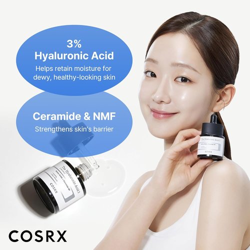 COSRX Pure Sodium Hyaluronic Acid 3% Serum - Hydrating & Moisture Boosting for Fine Lines | 0.67fl. oz/20ml