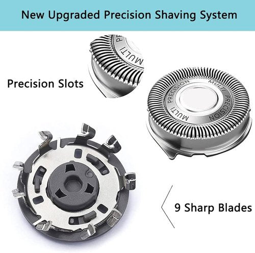Philips SH50/52 Replacement Heads - Compatible with Series 5000 Electric Shavers | Complete Head for Norelco S5000 Models