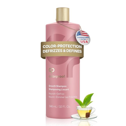 Colorproof Smooth Shampoo - 32 Fl. Oz. Anti-Frizz Formula with Hydrating Color Protection | White Tea Scent