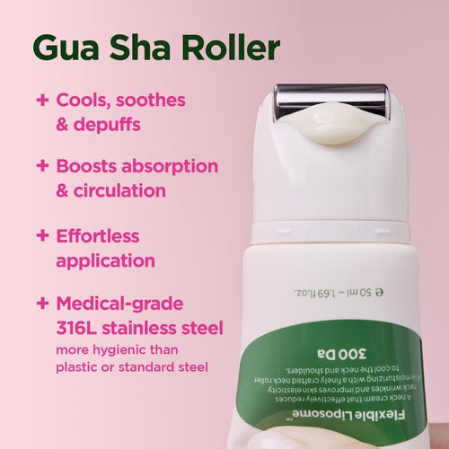 CKD Retino Collagen Gua Sha Neck Cream - Anti-Aging, Firming & Lifting Treatment for Neck, Face & Décolleté | 1.69 fl oz