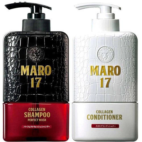 **MARO17 Collagen Shampoo & Conditioner Duo - Moisturizing, Hair Thickening Set for Fuller Hair**
