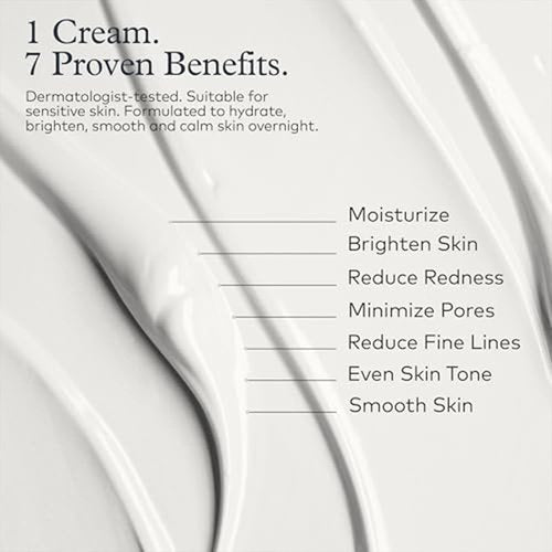 Onekind Night Moisturizer - Hydrating Dream Cream for Anti-Aging with Squalane & Rosehip - 1.7 oz