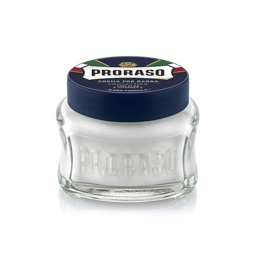 Proraso Pre Shave Conditioning Cream - Aloe Vera & Vitamin E - Protects Dry Skin & Beard - 3.6oz