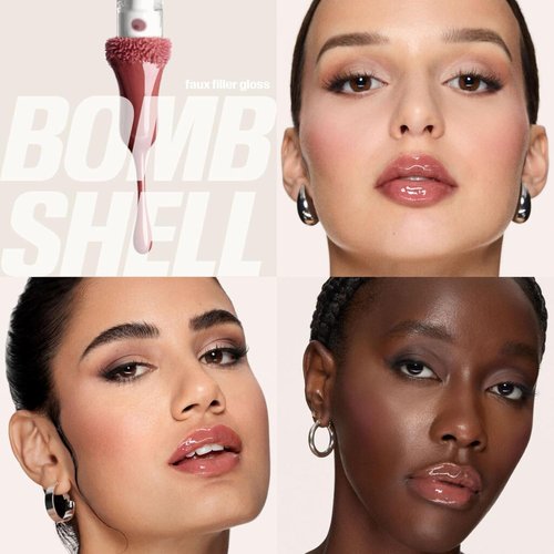 Huda Beauty Juicy Bombshell Lip Duo - Limited Edition Lip Pencil & Gloss - Travel Size