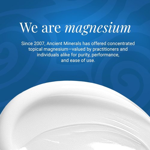 Ancient Minerals Magnesium Lotion - Ultra Relief with MSM | Pure Zechstein Formula (5oz)