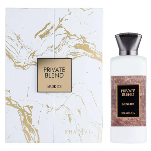 Khadlaj Private Blend Musk Ice – Citrus, Fruity, Floral, Musky – Extrait de Parfum Long-Lasting Fragrance for Everyone, 3.4 Ounce / 100 ml
