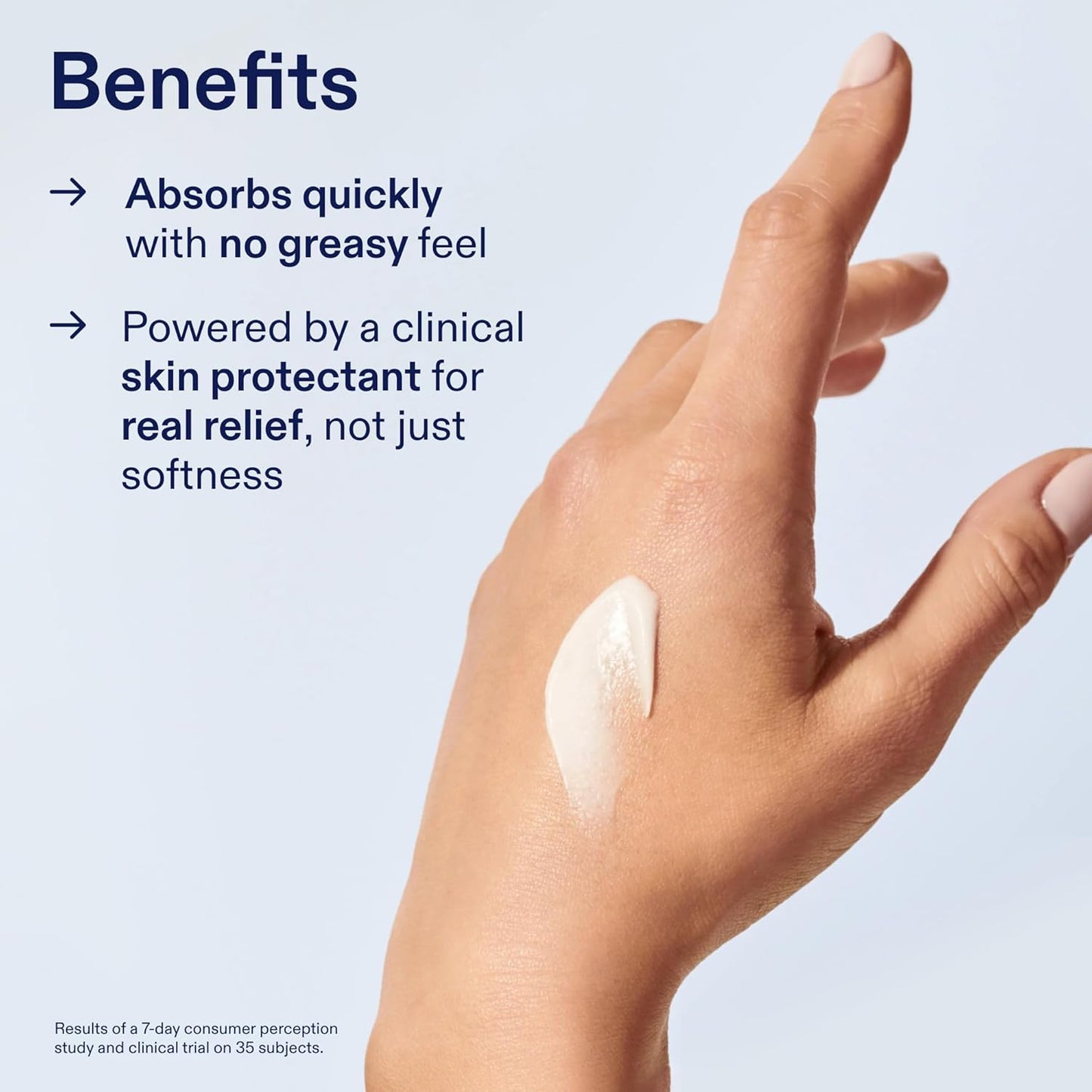 Skinfix Hand Relief Cream - 3 Fl Oz | Reduces Redness, Stinging & Cracking for Sensitive Skin - Fragrance-Free, Vegan