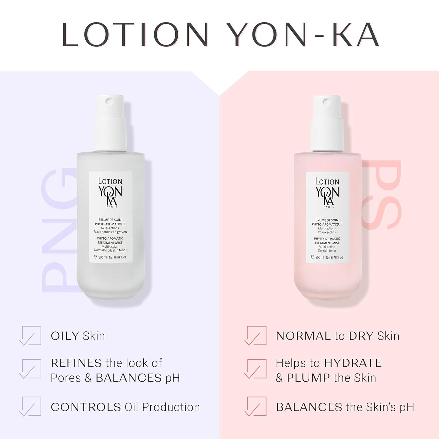 Yon-Ka PS Hydrating Face Toner - Calming Daily Mist with Botanical Extracts for Dry & Sensitive Skin | Alcohol-Free, Minimizes Pores & Redness