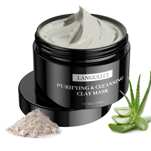 Regine Switzerland Kaolin Clay Mask - Purifying Mud Mask for Oily, Dry & Sensitive Skin | Detox Pore Cleanser | 10.5 oz
