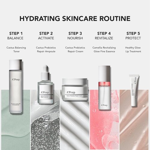 A'Prep Camellia Revitalizing Glow Essence - Hydrating Facial Spray Serum with Niacinamide & Hyaluronic Acid | 80ml