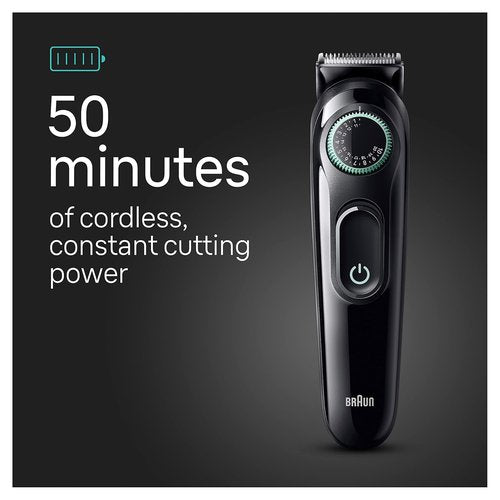 Braun All-in-One Style Kit Series 3 3430 - 3-in-1 Trimmer for Men with Beard, Ear & Nose Trimmers, 20 Length Settings