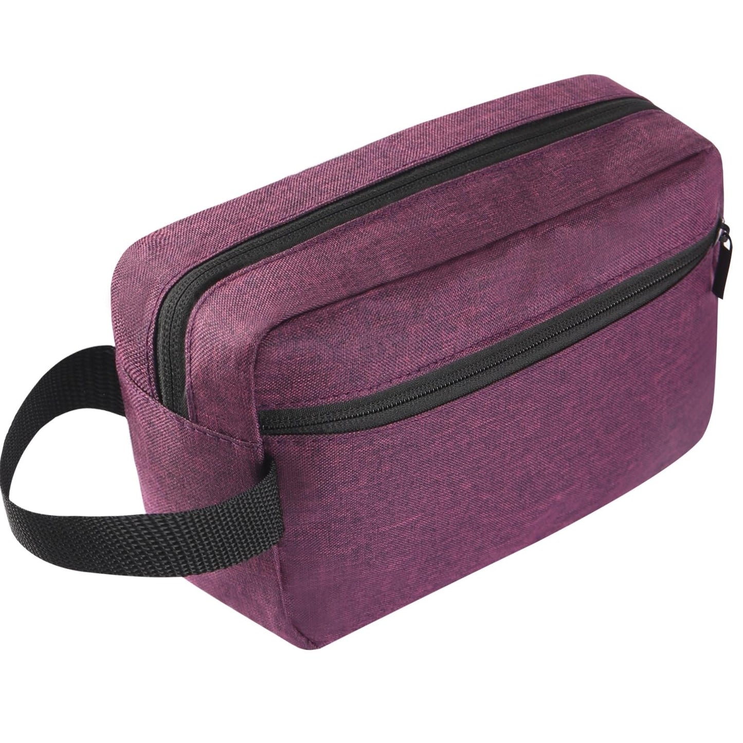 Icramsy Travel Toiletry bag Toiletry bag for women men Hanging Cosmetic bag Travel accessories Gift for Women Men (Deep purple)