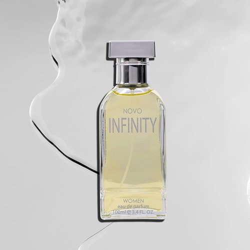 NovoGlow Infinity Eau De Parfum Spray for Women - 3.4 Oz Citrus Floral & Musk Fragrance | All-Day Freshness & Perfect Gift