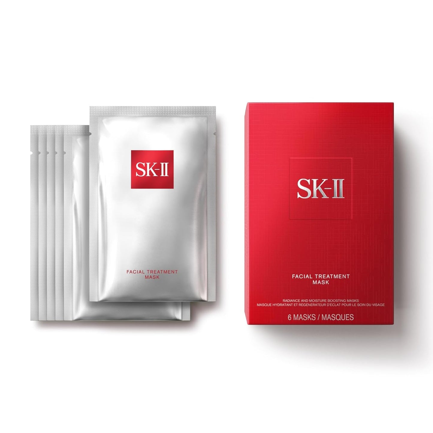 SK-II Facial Masks - Brightening Face Sheet Masks for Improved Tone & Radiance - Anti-Aging Hydration Treatment