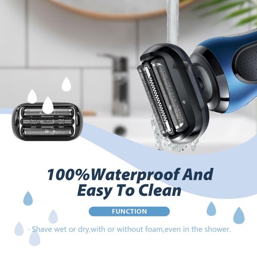 64B Replacement Shaver Heads - Compatible with Series 6 Models 6120s, 6140cs, 6172cc & 6175cc