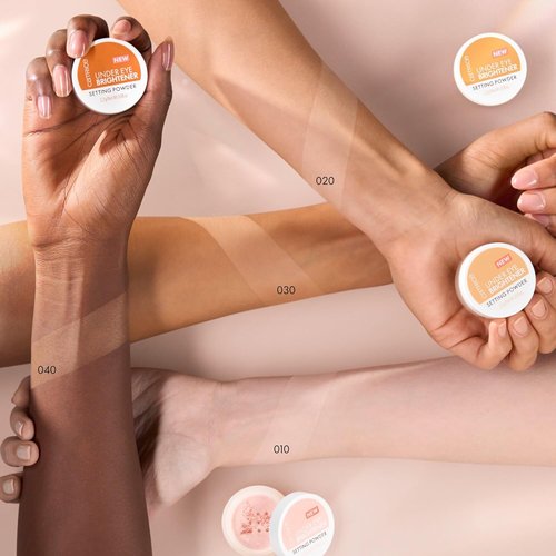 Catrice Under Eye Brightener Setting Powder - Light Rose (010) | Brightening Soft Focus Effect with Hyaluronic Acid | Vegan & Cruelty-Free