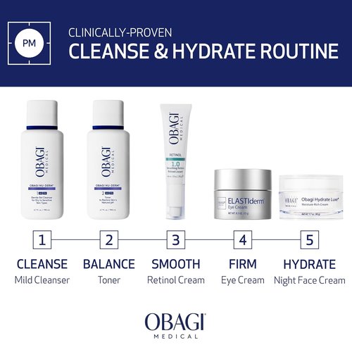 Obagi Nu-Derm Gentle Face Cleanser - Soothing Formula for All Skin Types | 6.7 oz
