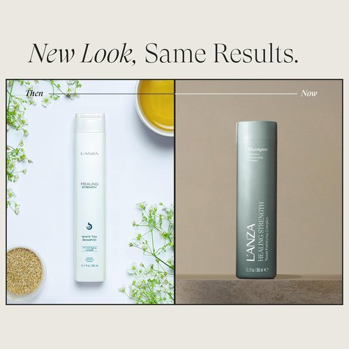 L'ANZA Healing Strength Shampoo - Moisturizing Daily Cleanser for Dry, Damaged Hair | Color Safe & Sulfate Free