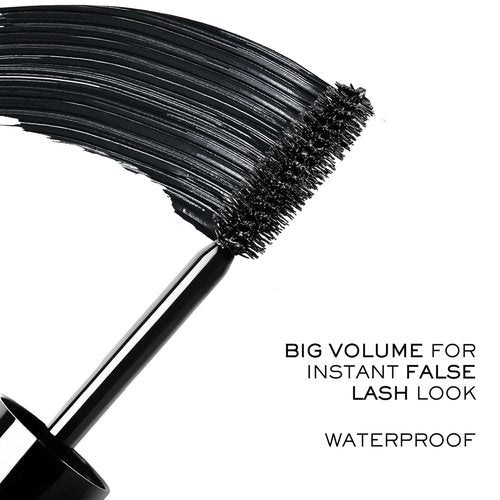 Lancôme Monsieur Big Waterproof Mascara – Instant Volume Mascara with False Lash Effect – Up to 12x More Volume & 24-Hour Wear - Volumizing & Lengthening Mascara - Smudge and Flake Free – Black