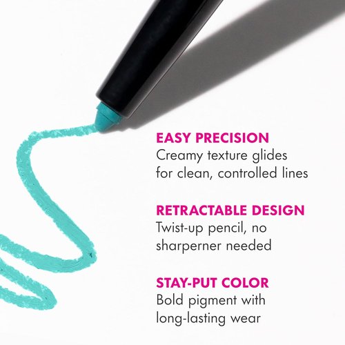 L.A. Girl Eyeliner - Line With Envy, Super Black GP51 | Long-Lasting Precision Formula