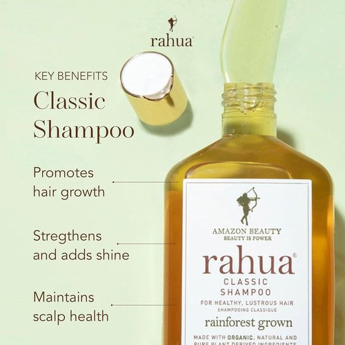Rahua Classic Shampoo - Organic Hair Care for All Hair Types - Infused with Palo Santo & Coconut Oil - 9.3 fl oz