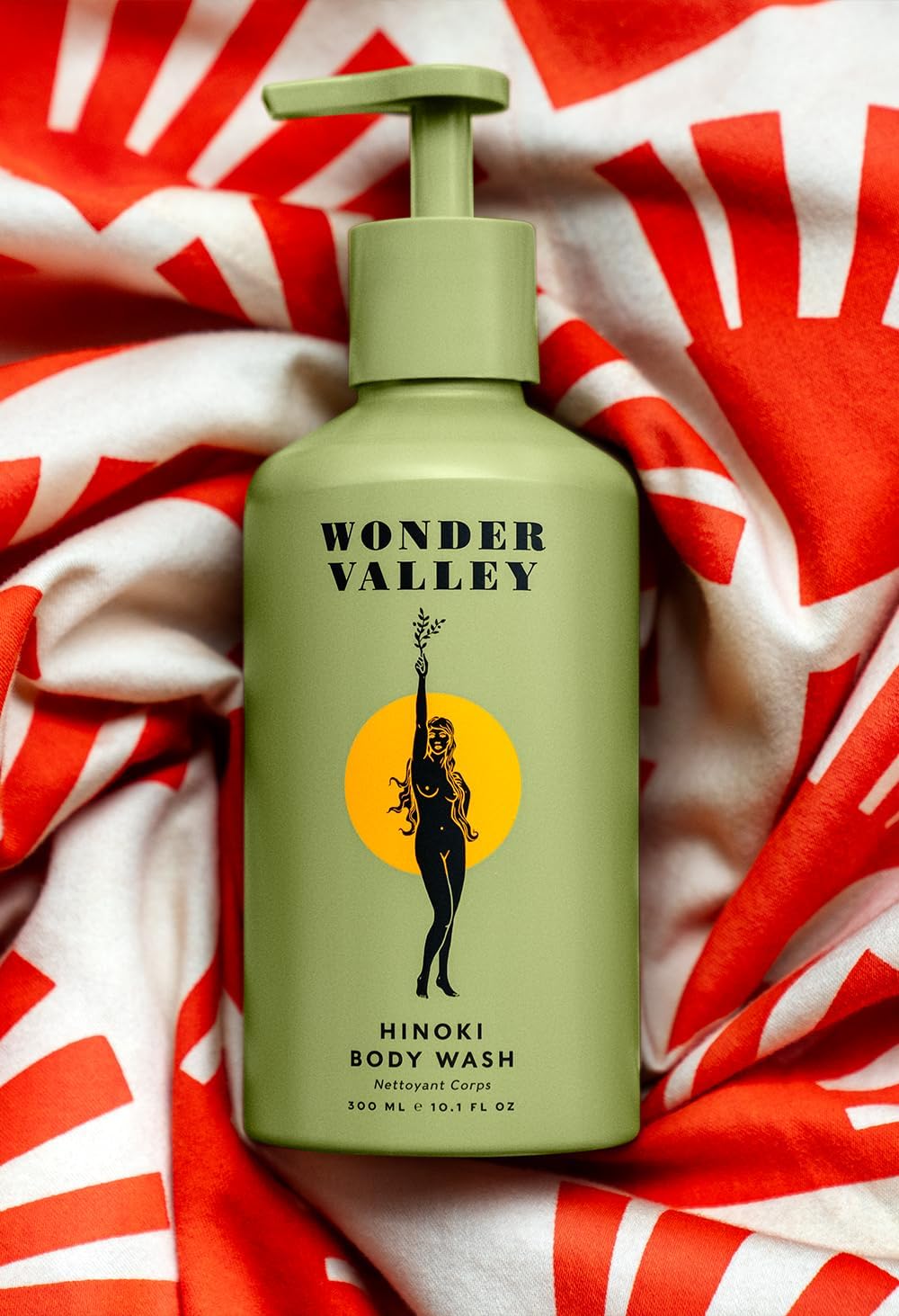 Wonder Valley Hinoki Body Wash - Vegan & Cruelty-Free Formula for All Skin Types | Hydrates & Cleanses (10.1 fl oz | 300 ml)